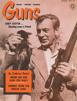 GUNS Magazine August 1961