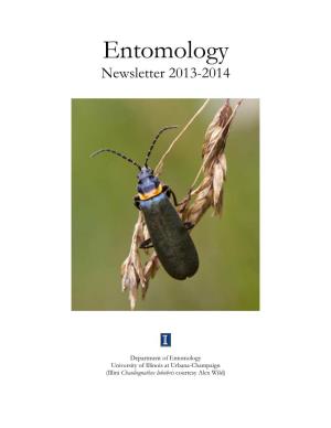 Entomology Newsletter 2013-2014