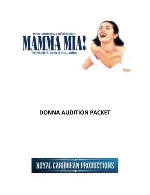 Donna Audition Packet