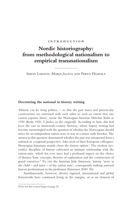 From Methodological Nationalism to Empirical Transnationalism