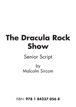 The Dracula Rock Show Senior Script by Malcolm Sircom