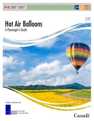 Hot Air Balloons a Passenger’S Guide
