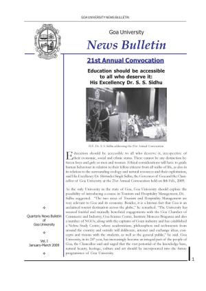 Bulletin Final Vol. I