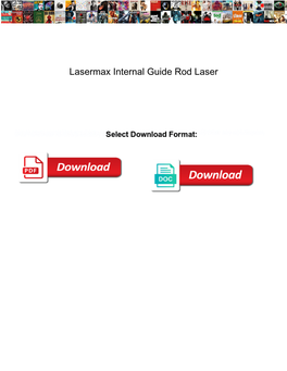 Lasermax Internal Guide Rod Laser