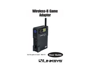 Wireless-B Game Adapter