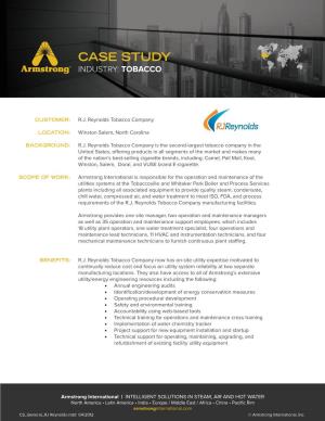 Case Study Industry: Tobacco