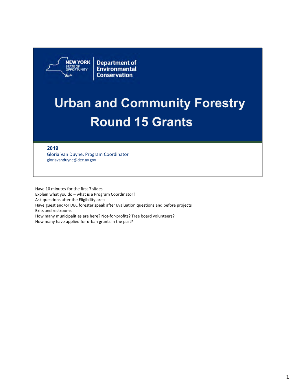 Tree Inventory • Community Forest Management Plans • Education