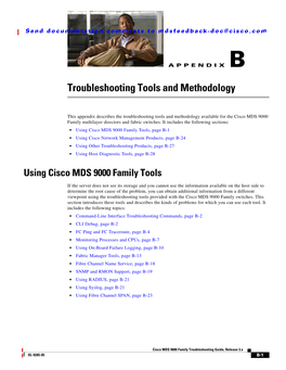 Troubleshooting Tools and Methodology