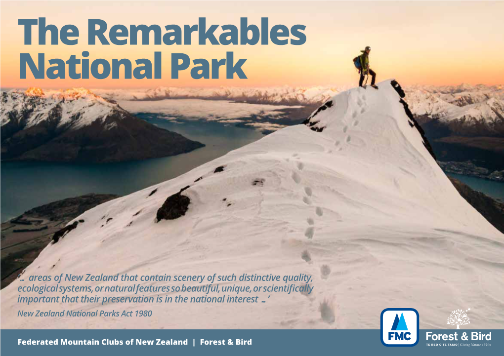 The Remarkables National Park