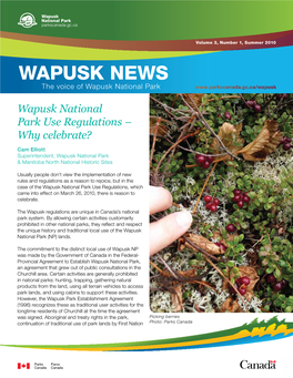 Wapusk News the Voice of Wapusk National Park