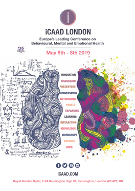 Icaad London 2019 Programme