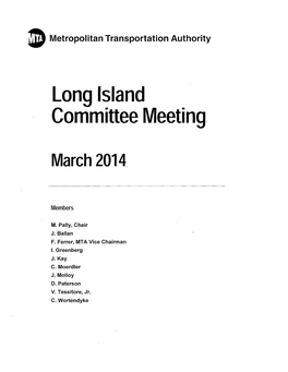 Long Island Committee Meeting