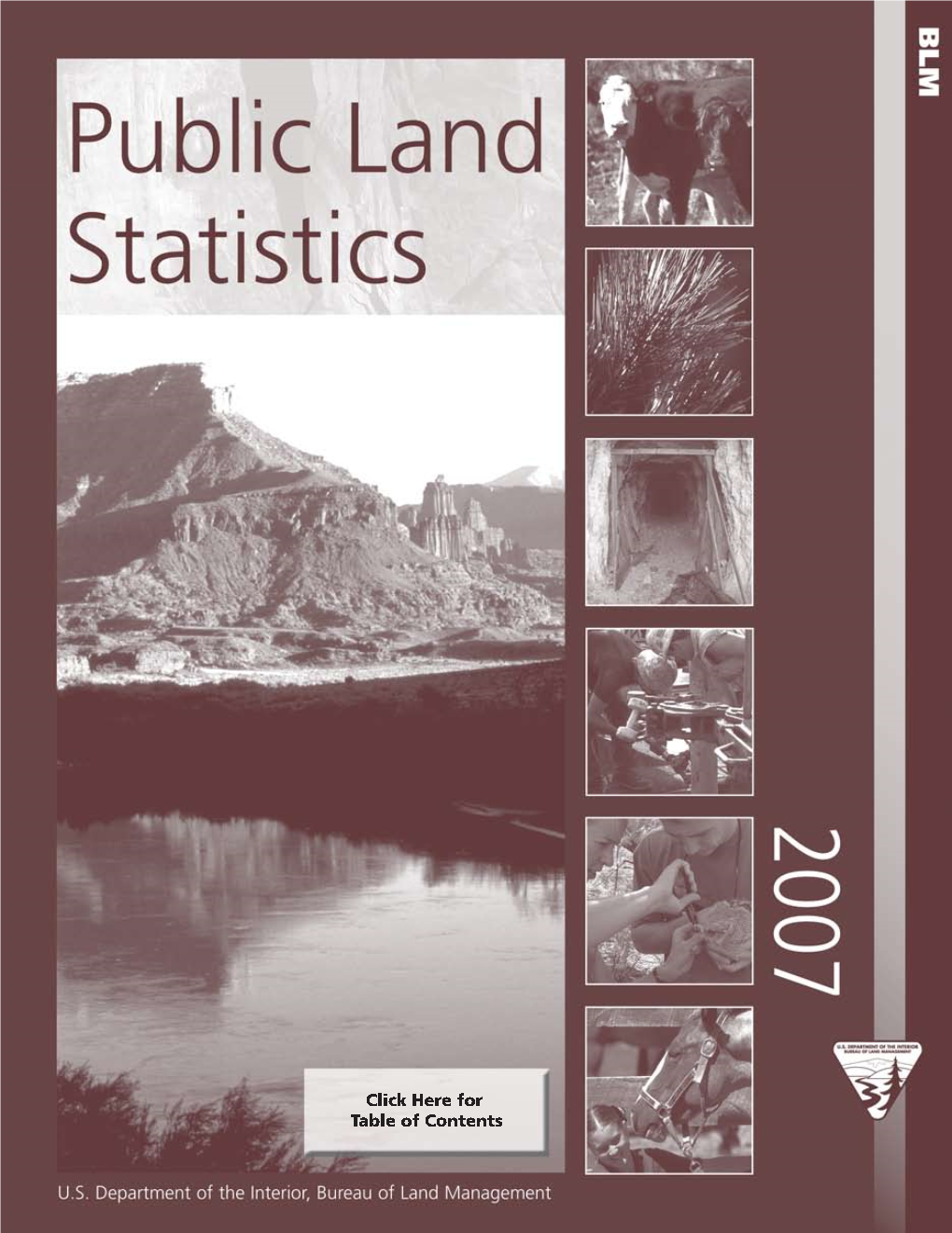BLM Public Land Statistics 2007