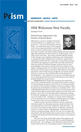 ISM Welcomes New Faculty