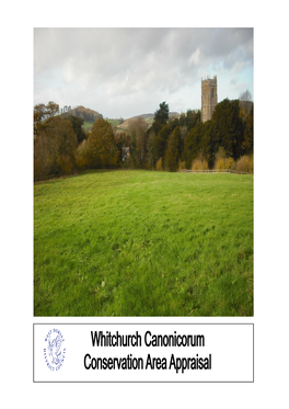 Whitchurch Canonicorum Conservation Area Appraisal 2 Distribution List