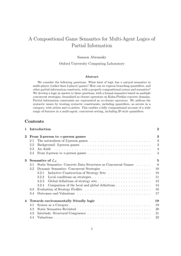 A Compositional Game Semantics for Multi-Agent Logics of Partial Information