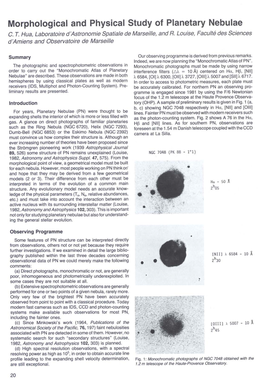 Morphological and Physical Study of Planetary Nebulae C