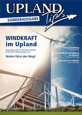 Windkraft Im Upland Infoveranstaltung Regionalplan Weist 7% Der Fläche Im Upland 27