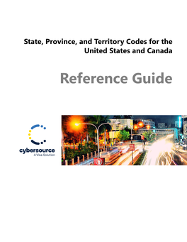 State, Province, and Territory Codes for the United States and Canada