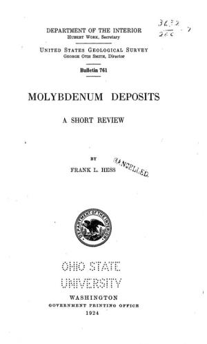 Molybdenum Deposits