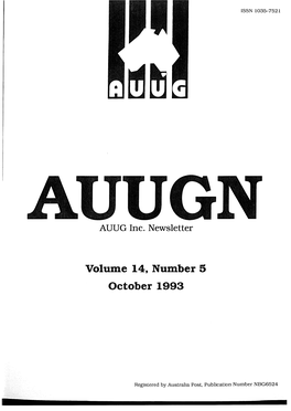 Volume 14, Number 5 October 1993