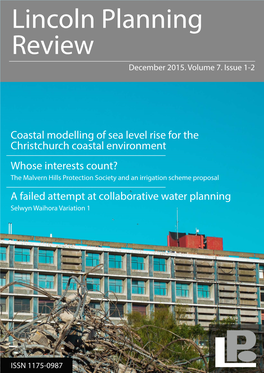 Lincoln Planning Review December 2015