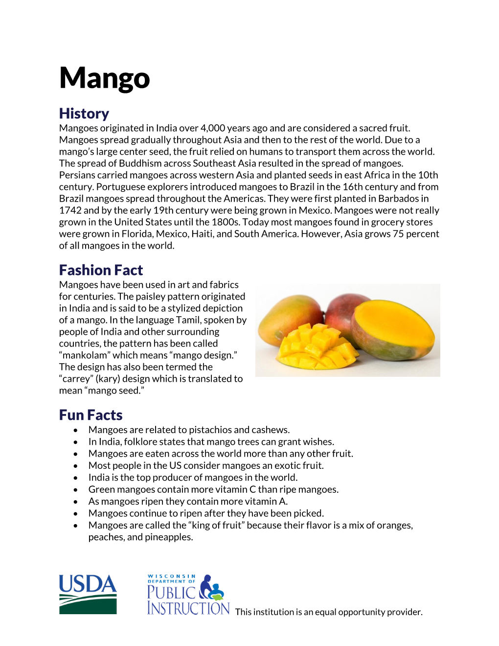 Mango History Mangoes Originated in India Over 4,000 Years Ago and Are ...