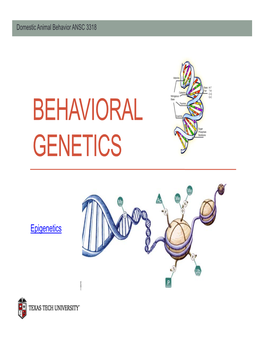 Behavioral Genetics