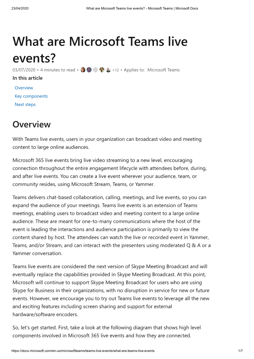 What Are Microsoft Teams Live Events Microsoft Teams Microsoft Docs Docslib 3837