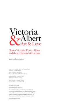 Queen Victoria, Prince Albert and Their Relations with Artists