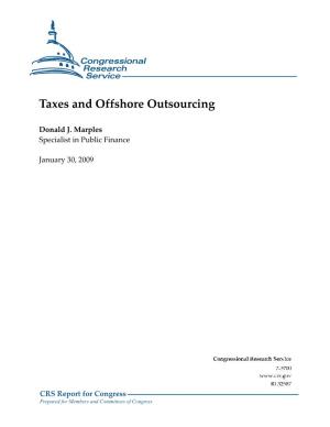 Taxes and Offshore Outsourcing