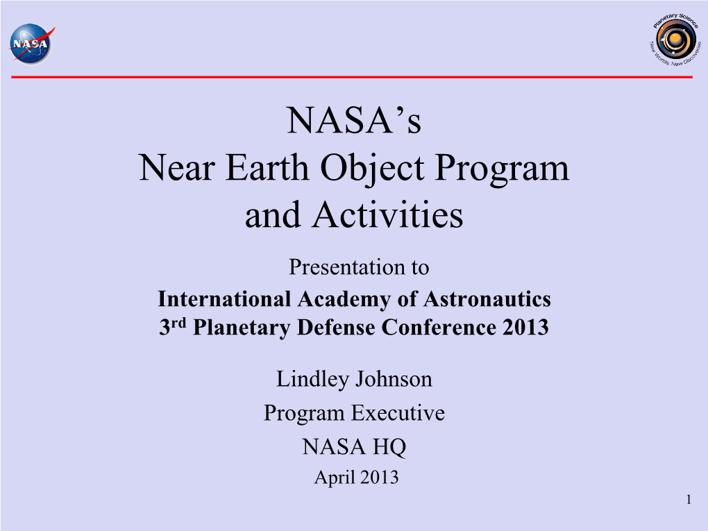 Status of Planetary Astronomy