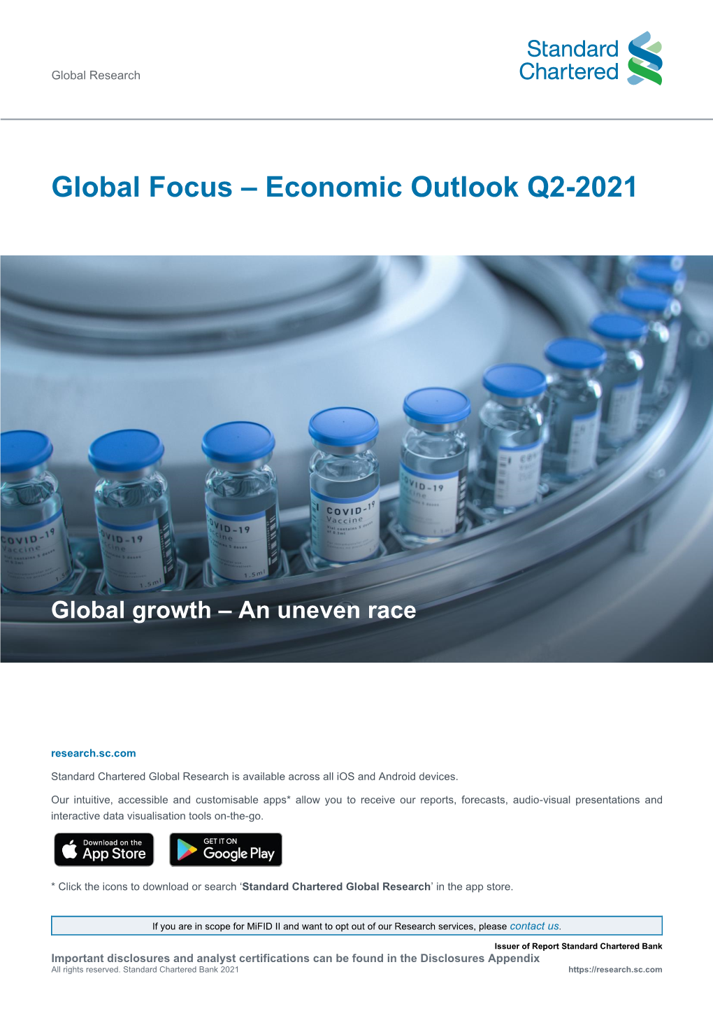 Global Focus – Economic Outlook Q2-2021