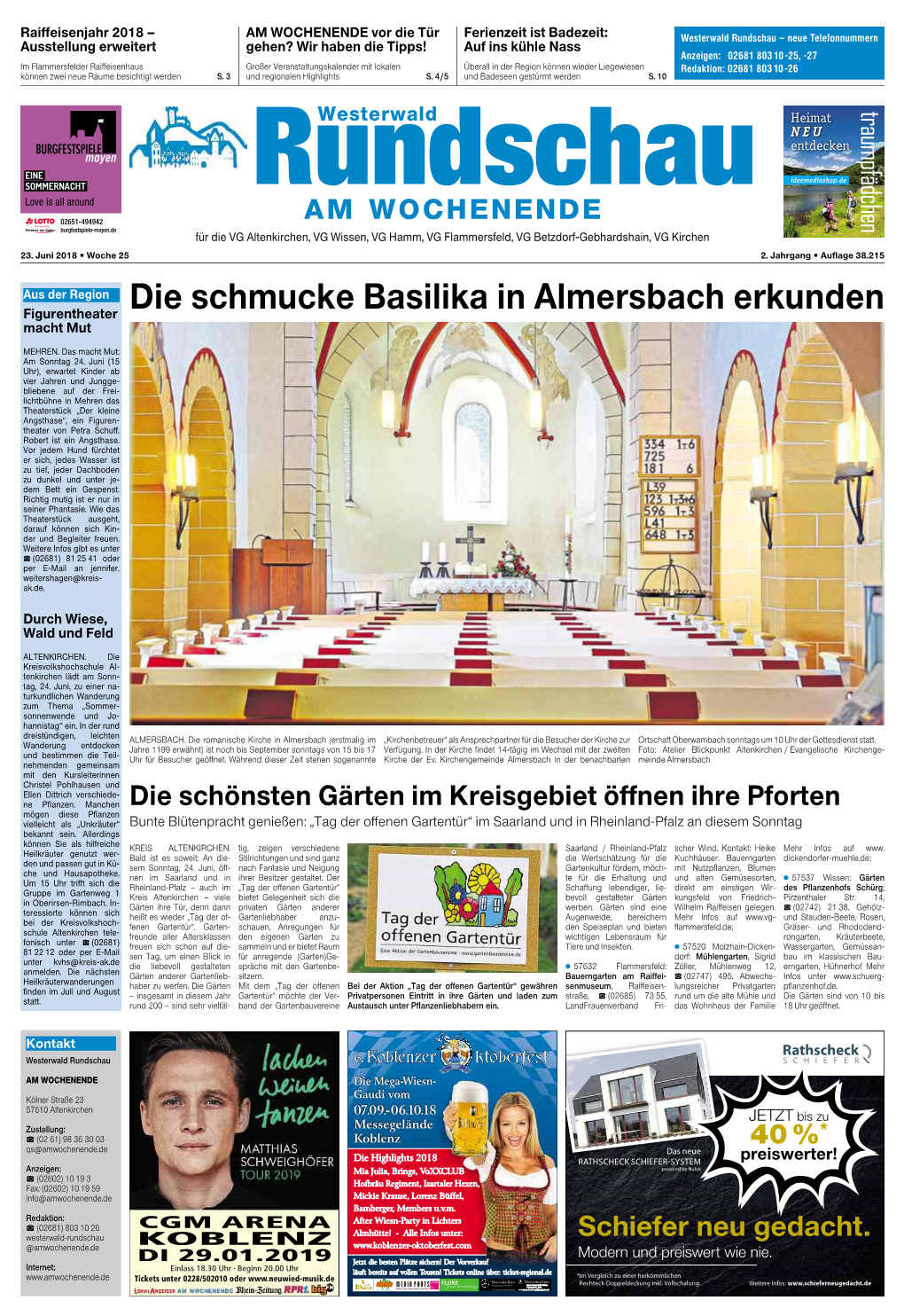 Die Schmucke Basilika in Almersbach Erkunden Macht Mut