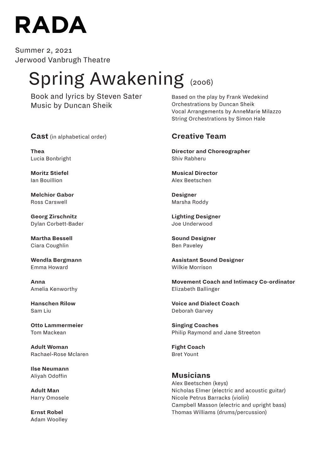 Spring Awakening