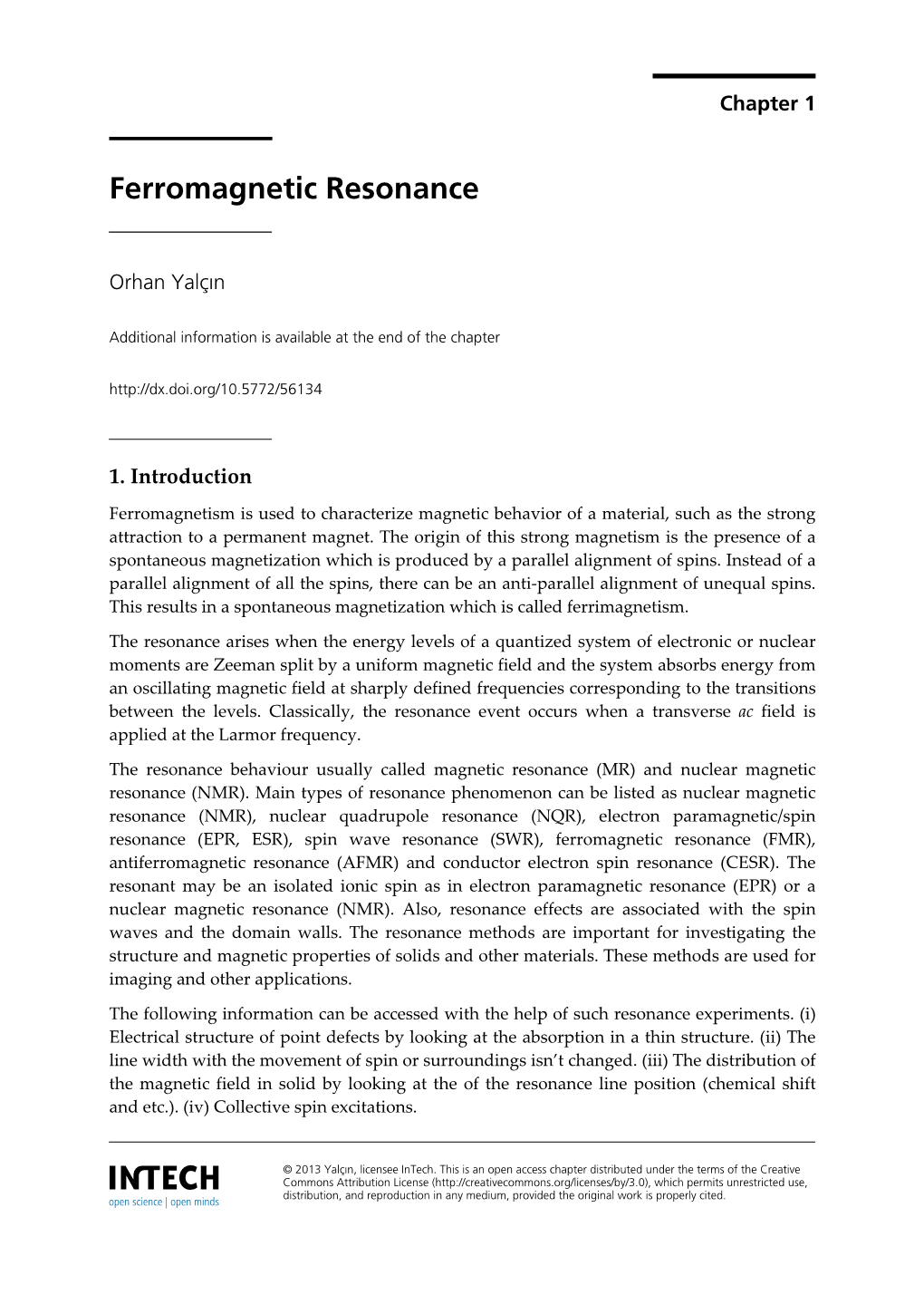 Ferromagnetic Resonance