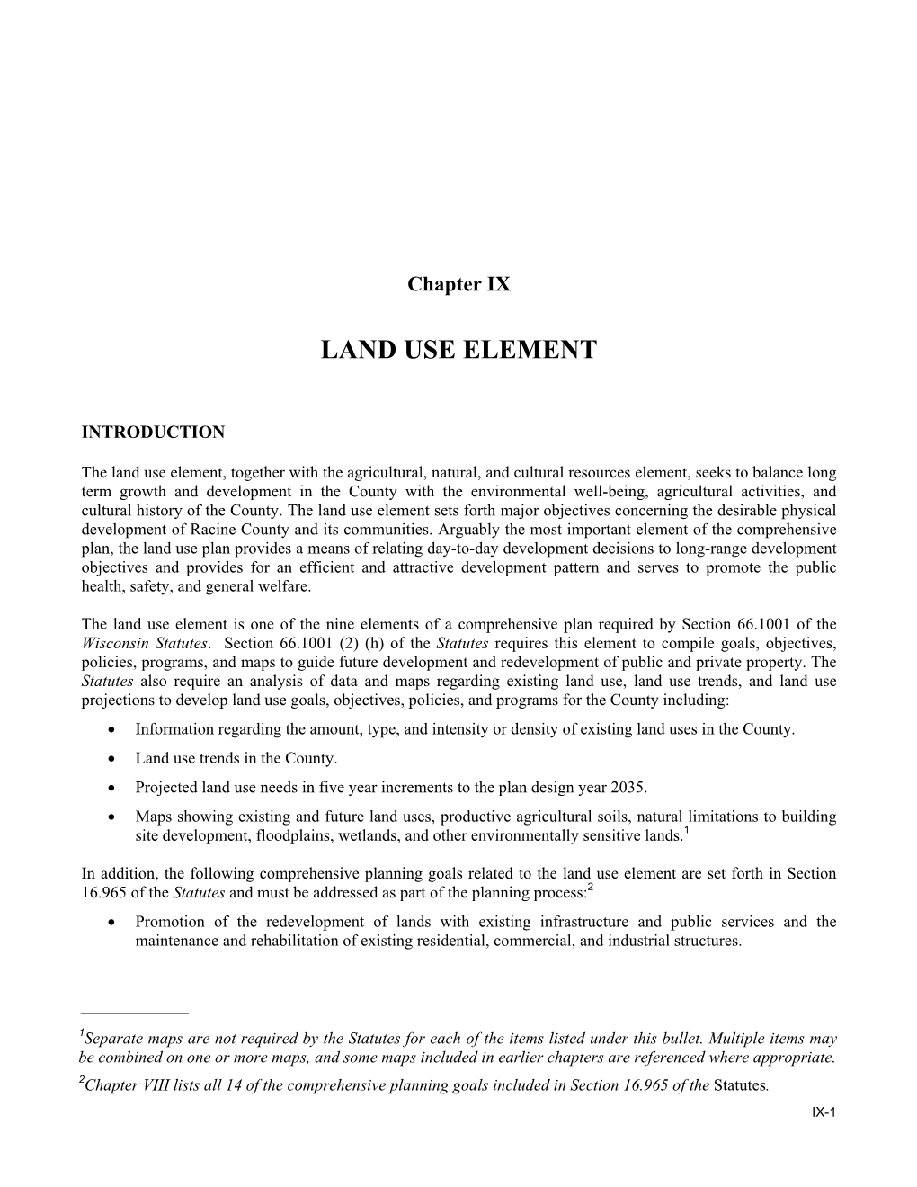 Land Use Element