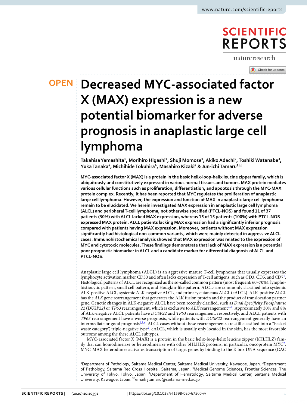 Expression Is a New Potential Biomarker for Adverse