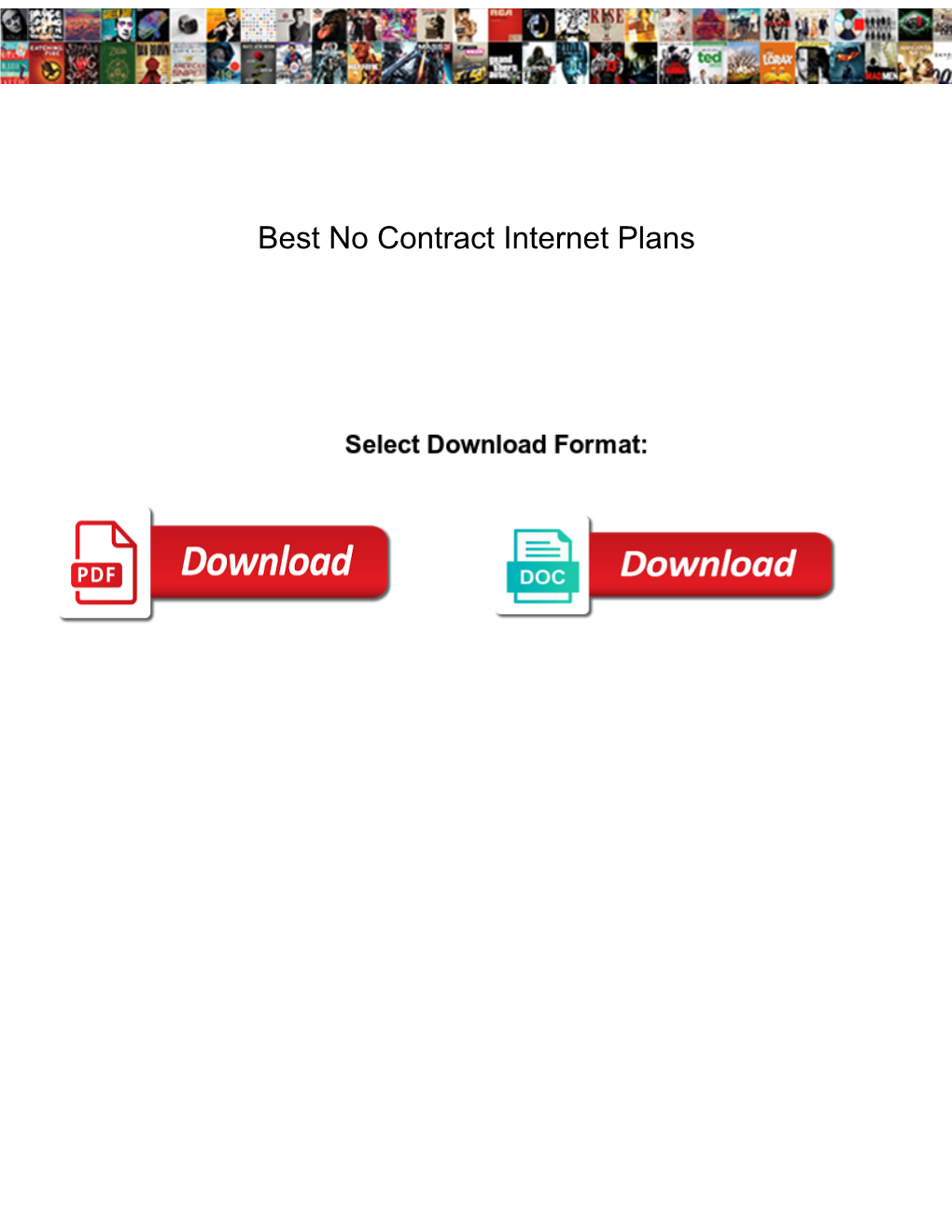 Best No Contract Internet Plans