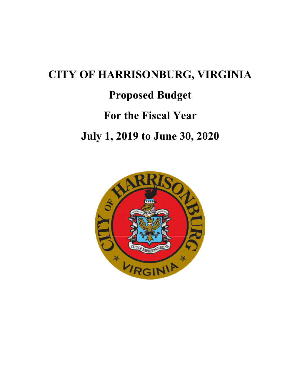 2020 Proposed Budget