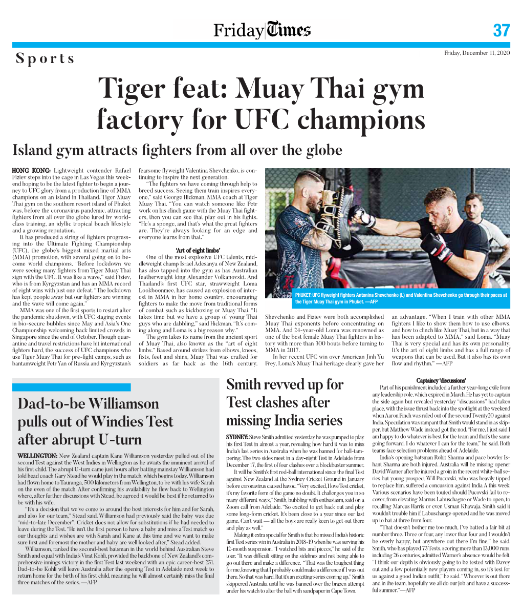 Muay Thai Gym Factory for UFC Champions Island Gym Attracts Fighters from All Over the Globe