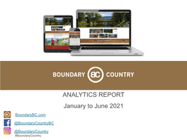 Boundary Country 2021- June