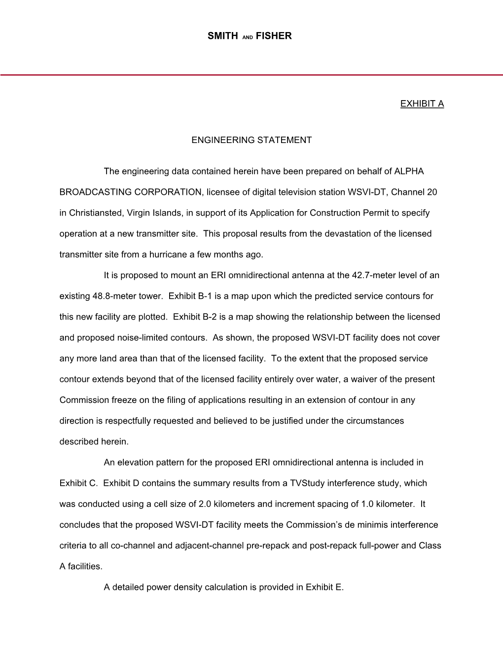 WSVI-DT Comprehensive Engineering Exhibit.Pdf