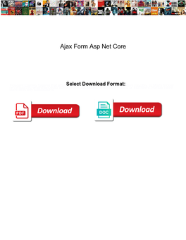 Ajax Form Asp Net Core