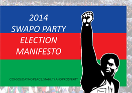 2014 Swapo Party Election Manifesto