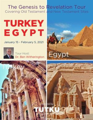 TURKEY EGYPT January 15 - February 5, 2021