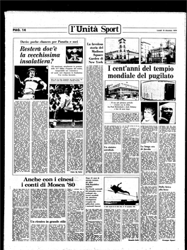 PAG. 14 Sport Lunedi 10 Dicembre 1979