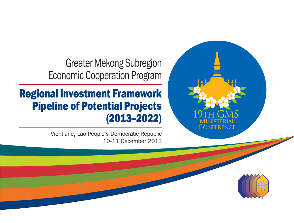 GMS Regional Investment Framework Pipeline