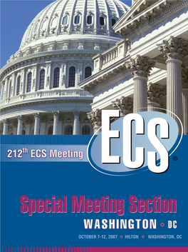 Special Meeting Section: Washington, DC