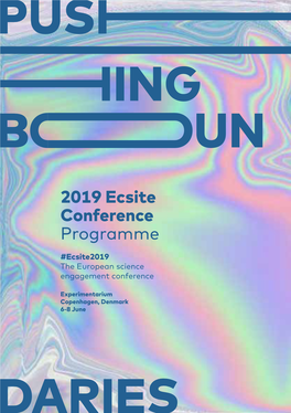 2019 Ecsite Conference Programme